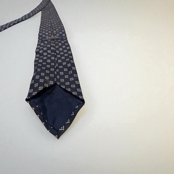 Polo Ralph Lauren Neat Woven Silk Tie | Saks Fifth Avenue Polo Ralph Lauren Navy Blue with White Square Design Tie